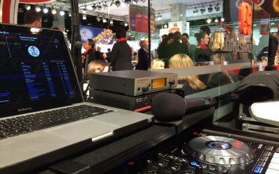 Messe-DJ auf der ISM in Köln